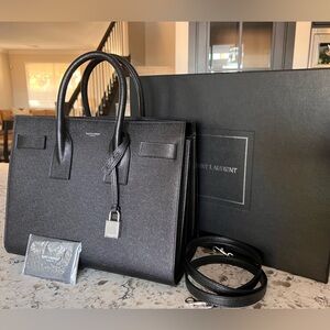 YSL Sac De Jour Small in Grained Leather